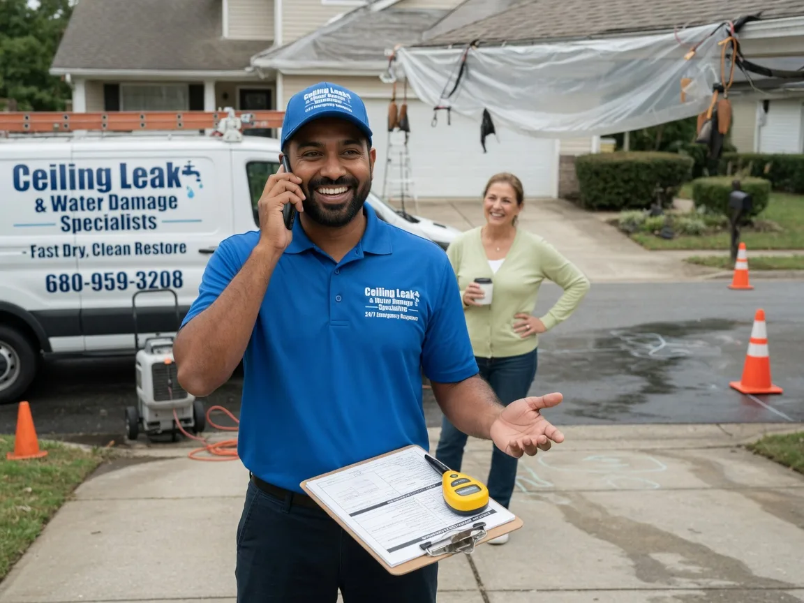 Ceiling Leak Cleanup Charles City, VA FAQs
